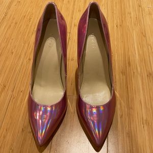 NEW pink GUESS heels . MOVING SALE!